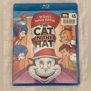 Brand New Sealed Dr. Seuss's Deluxe Edition The Cat in the Hat Blu-ray Disc
